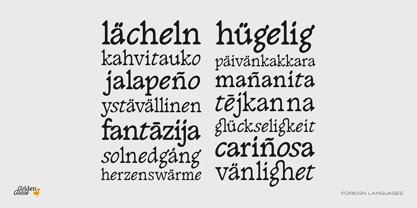 Golden Goose Font Poster 4