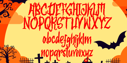 Death Curse Font Poster 9
