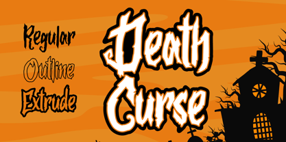 Death Curse Font Poster 10