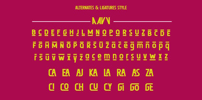 Nevanty Font Poster 10