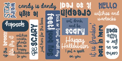 ZP Brain Ooze Font Poster 2