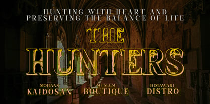 Monarch Blood Font Poster 3