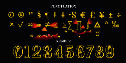 Monarch Blood Font Poster 6