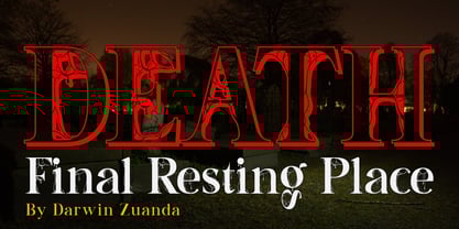 Monarch Blood Font Poster 11