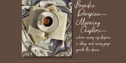 Brondia Derepina Font Poster 3
