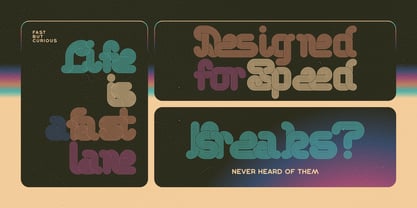 Turboline Font Poster 6