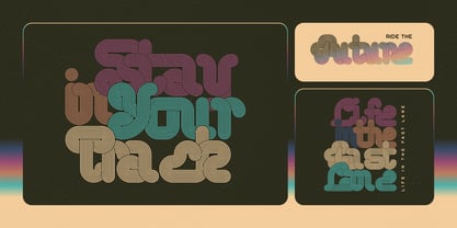 Turboline Font Poster 2