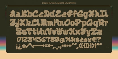 Turboline Font Poster 9