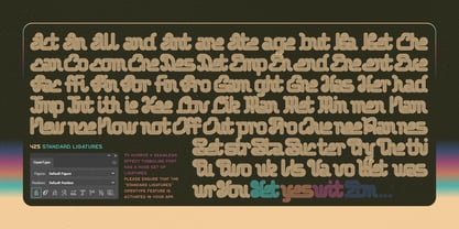 Turboline Font Poster 8
