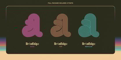 Turboline Font Poster 7