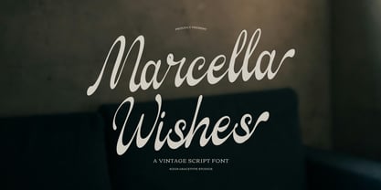 Marcella Wishes Font Poster 1