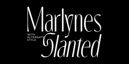 The Marlynes Font Poster 2