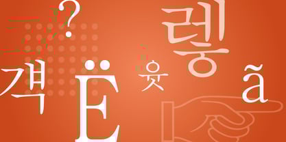 BatangChe Font Poster 2