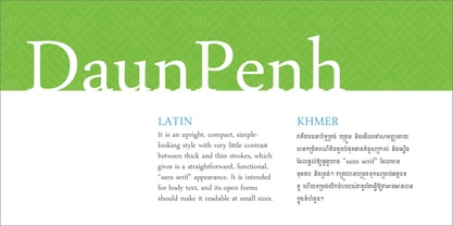 DaunPenh Font Poster 4