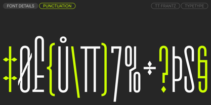 TT Frantz Font Poster 12