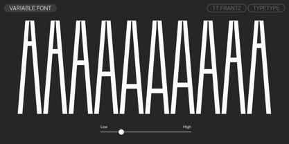 TT Frantz Font Poster 5