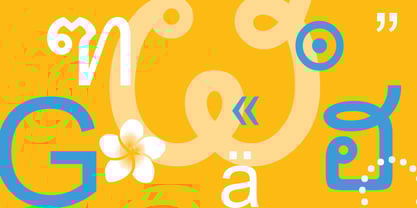 DokChampa Font Poster 2