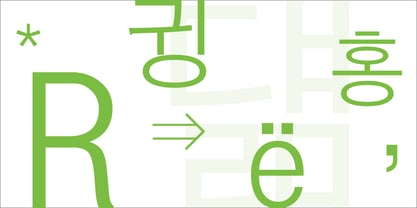 DotumChe Font Poster 2