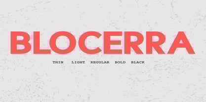 Blocerra Font Poster 1