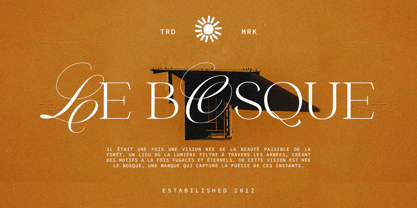 Constane Garden Italic Font Poster 6