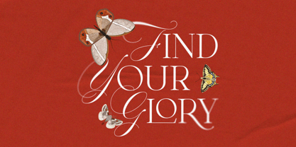 Constane Garden Italic Font Poster 8