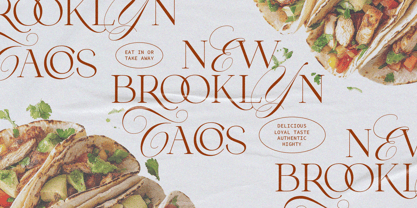 Constane Garden Italic Font Poster 7