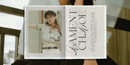 Constane Garden Italic Font Poster 3