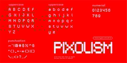 Pixolism Font Poster 5