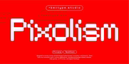Pixolism Font Poster 1