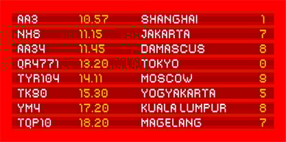 Pixolism Font Poster 2