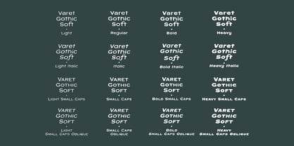 Varet Gothic Soft Font Poster 9