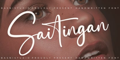 Saitingan Font Poster 1