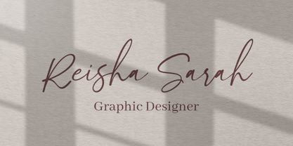 Sinthesa Boutney Font Poster 7