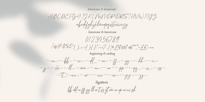 Sinthesa Boutney Font Poster 10