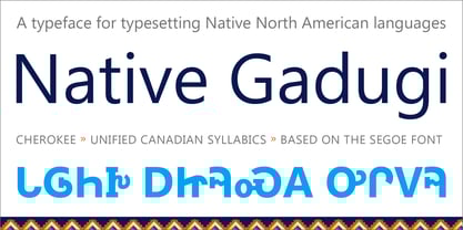 Gadugi Font Poster 3