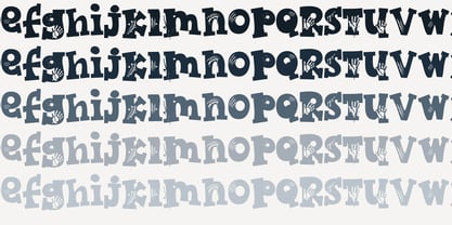 ZP Nerve Fright Font Poster 6