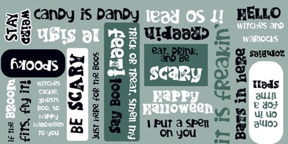 ZP Nerve Fright Font Poster 3