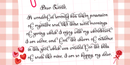 Thanks Beauty Italic Font Poster 3