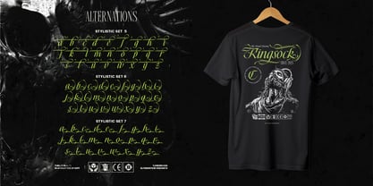 Thelly Black Font Poster 11