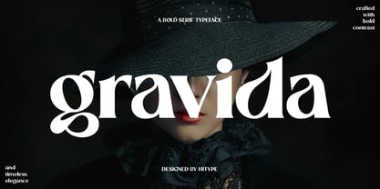 Gravida Font Poster 1