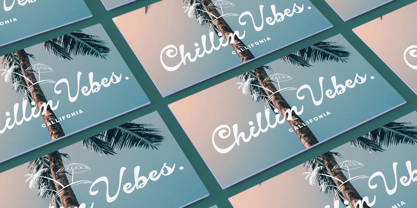 Alfino Script Font Poster 5