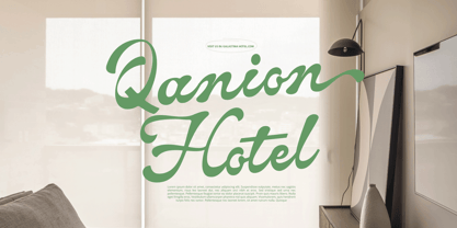 Alfino Script Font Poster 4