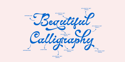 Alfino Script Font Poster 3