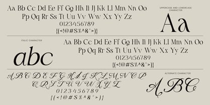 Eterna Churme Font Poster 12