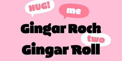 Gingar Rock Font Poster 13