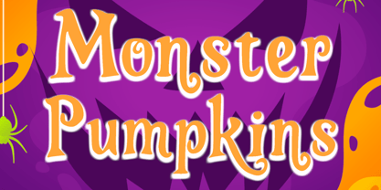 Halloween Creative Italic Font Poster 3