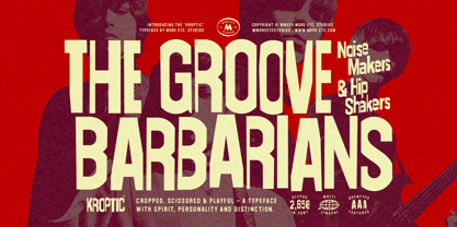 Kroptic Font Poster 15