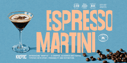 Kroptic Font Poster 12