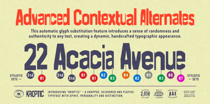 Kroptic Font Poster 5