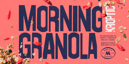 Kroptic Font Poster 8